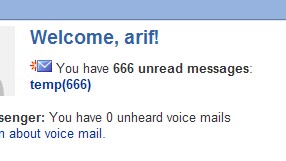 666 unread mails