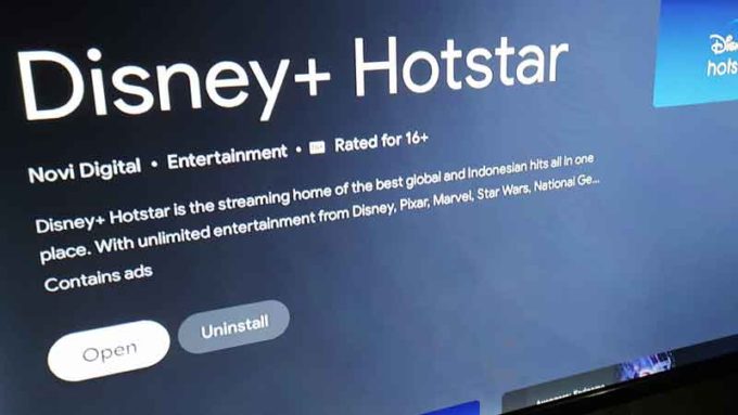 Cara Install Disney+ di Android TV